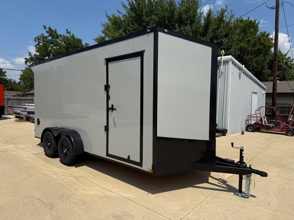 7x16 V-Nose Enclosed/Cargo Trailer