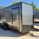 7x16 V-Nose Enclosed/Cargo Trailer