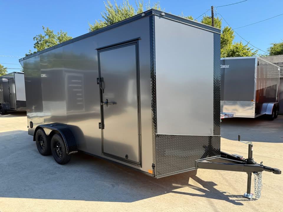 7x16 V-Nose Enclosed/Cargo Trailer