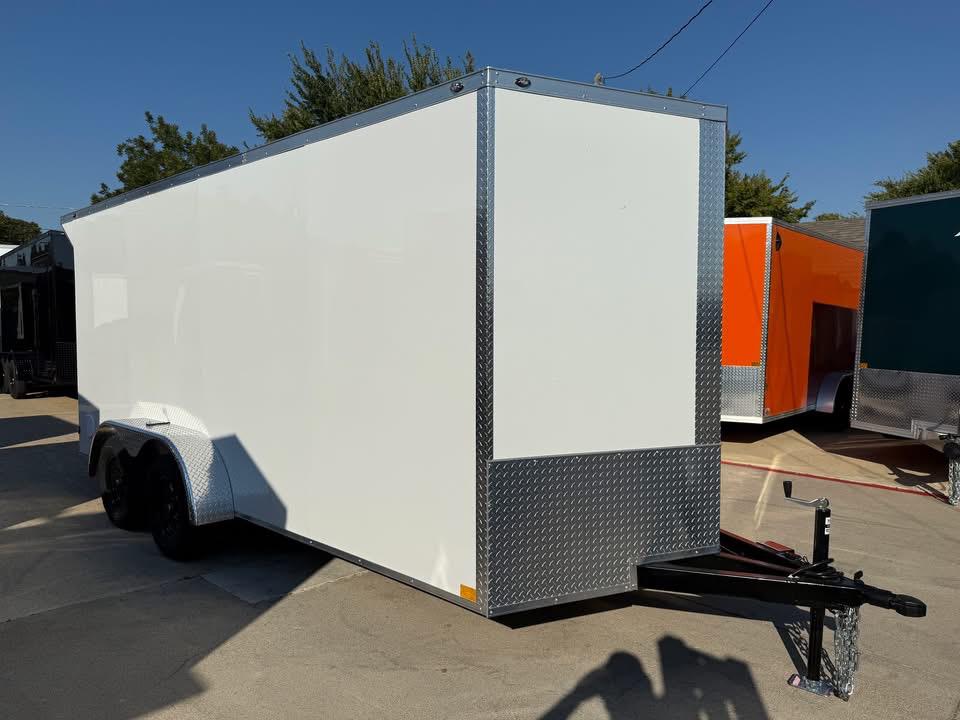 7x16 V-Nose Enclosed/Cargo Trailer