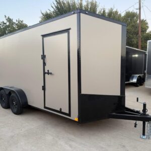 7x16 V-Nose Enclosed/Cargo Trailer.