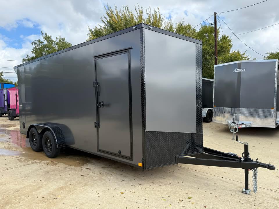 7x18 V-Nose Enclosed/Cargo Trailer