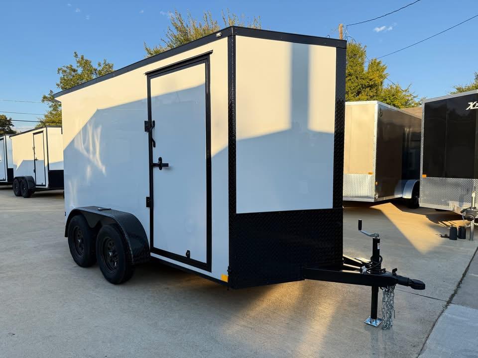 6x12 TA V-Nose Enclosed/Cargo Trailer