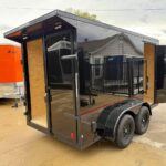6x12 TA V-Nose Enclosed/Cargo Trailer.