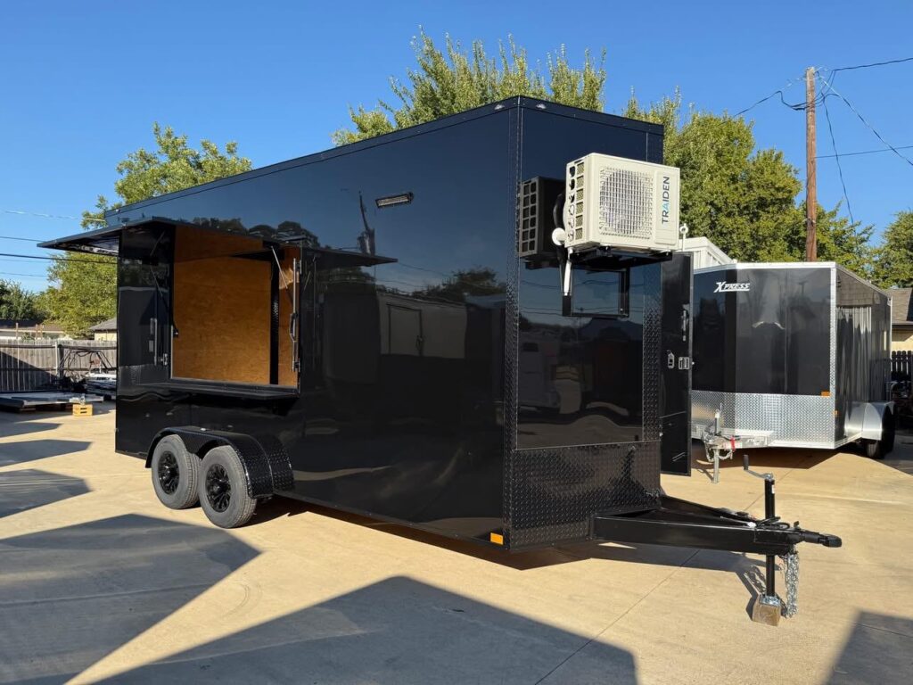 7x16 Flat Nose Enclosed/Cargo Trailer