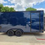 7x16 V-Nose Enclosed/ Cargo Trailer