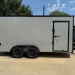7x16 V-Nose Enclosed/Cargo Trailer