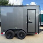 7x10 TA V-Nose Enclosed/Cargo Trailer
