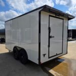 8.5 x 14 TA3 Flat Nose Screwless Enclosed Trailer