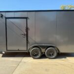7x16 V-Nose Enclosed/Cargo Trailer