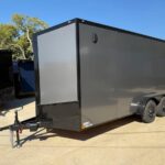 7x16 V-Nose Enclosed/Cargo Trailer